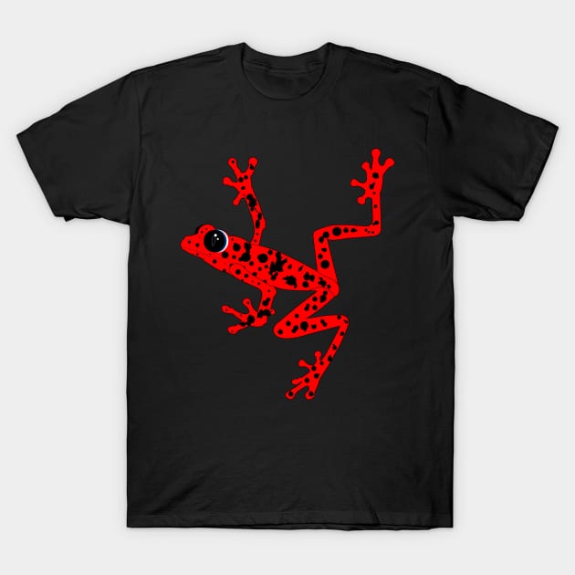 Red Poison Frog T-Shirt by BaliChili